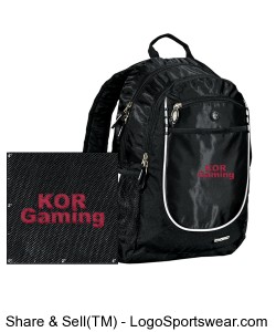 KOR gaming backpack Design Zoom