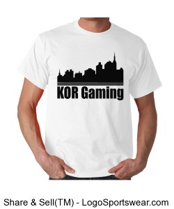 White KOR city T shirt Design Zoom